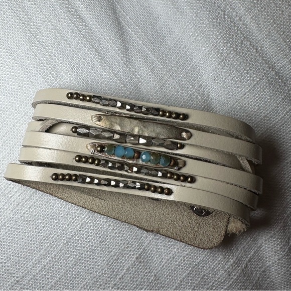 Nakamol Accessories - Nakamol leather beaded bracelet